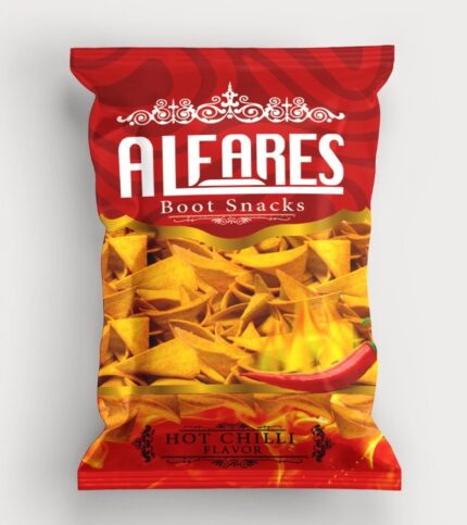 Al fares boats snacks flaming hot flavor